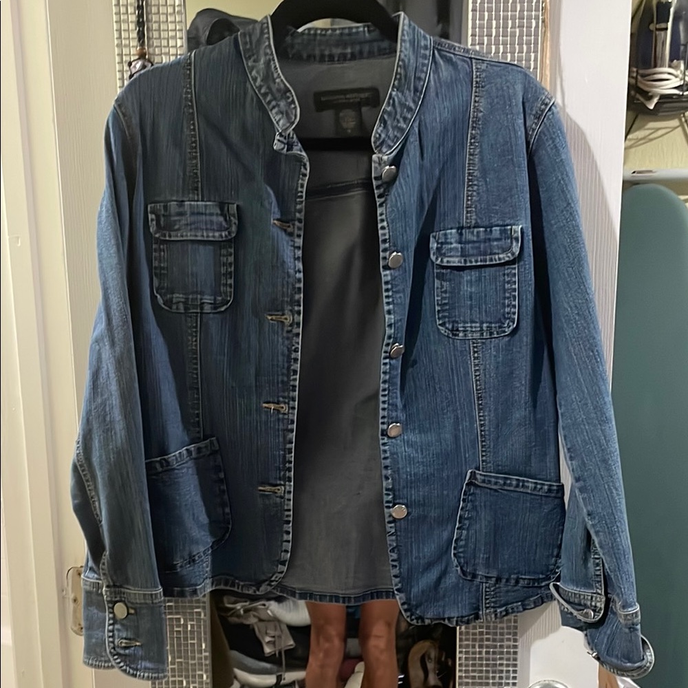 Banana Republic blue denim jacket lightweight